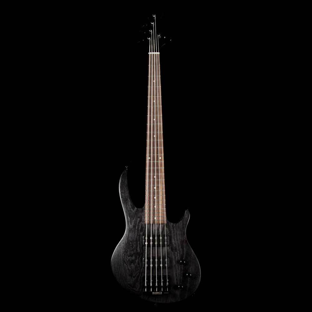 Gibson EB 5-String Bass Satin Trans Black 2018 | The Music Zoo