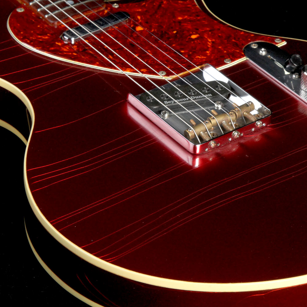 Used Lay's Custom Shop	Custom T Electric Guitar Candy Apple Red — 5