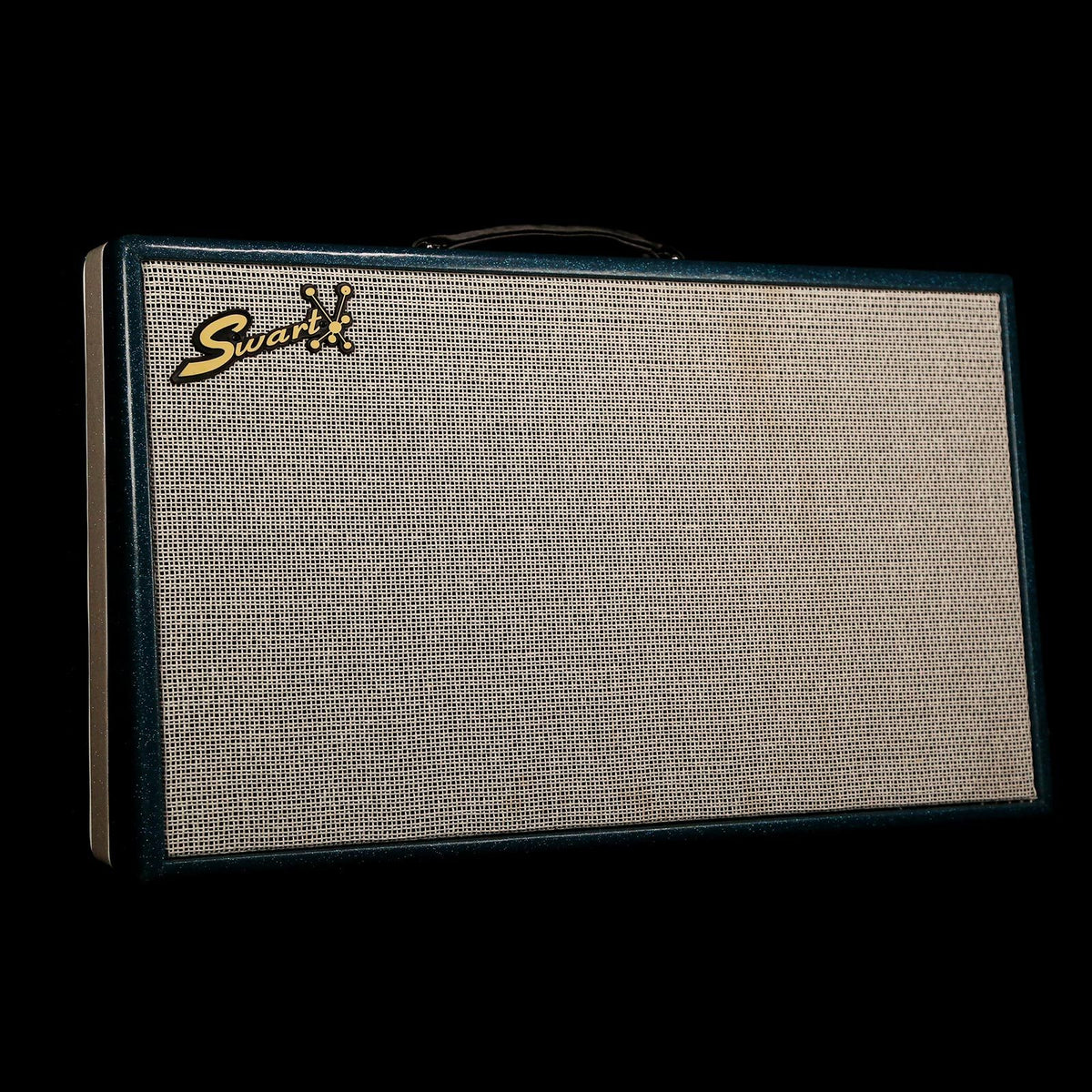 Swart Antares Tube Guitar Combo Amplifier Blue Sparkle Stripe — 1