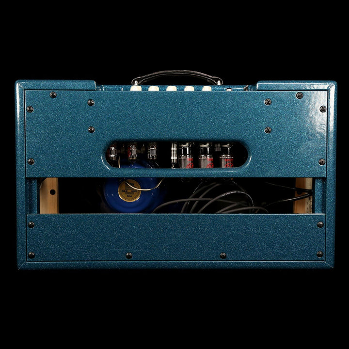 Swart Antares Tube Guitar Combo Amplifier Blue Sparkle Stripe