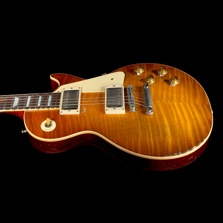 Gibson Custom Shop 1959 Les Paul Standard Brazilian Rosewood Fretboard Electric Guitar Slow Iced Tea Fade