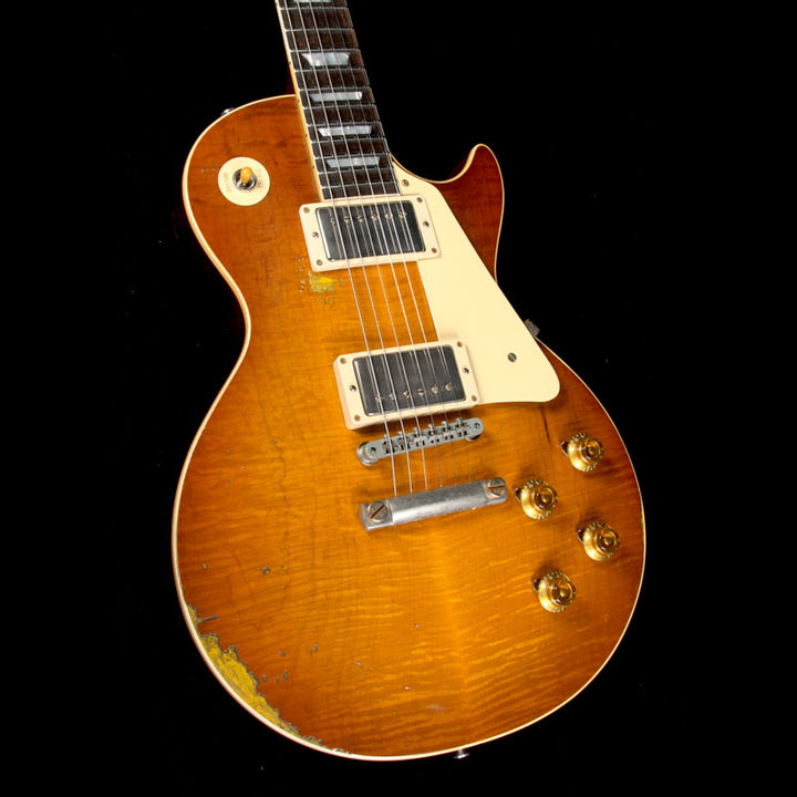 Gibson Custom Shop Roasted 1959 Les Paul Standard Brazilian Rosewood Fretboard Electric Guitar Page 63 Burst