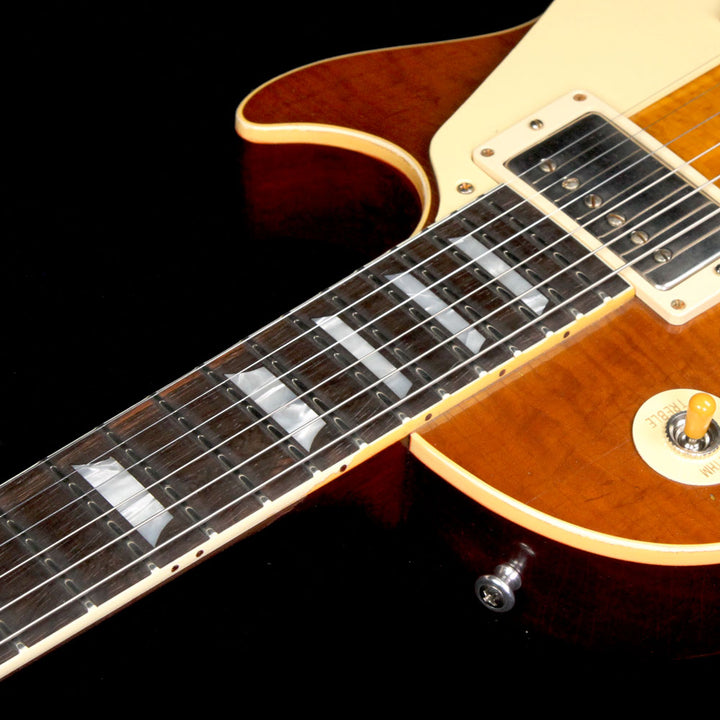 Gibson Custom Shop Roasted 1959 Les Paul Standard Brazilian Rosewood Fretboard Electric Guitar Page 63 Burst