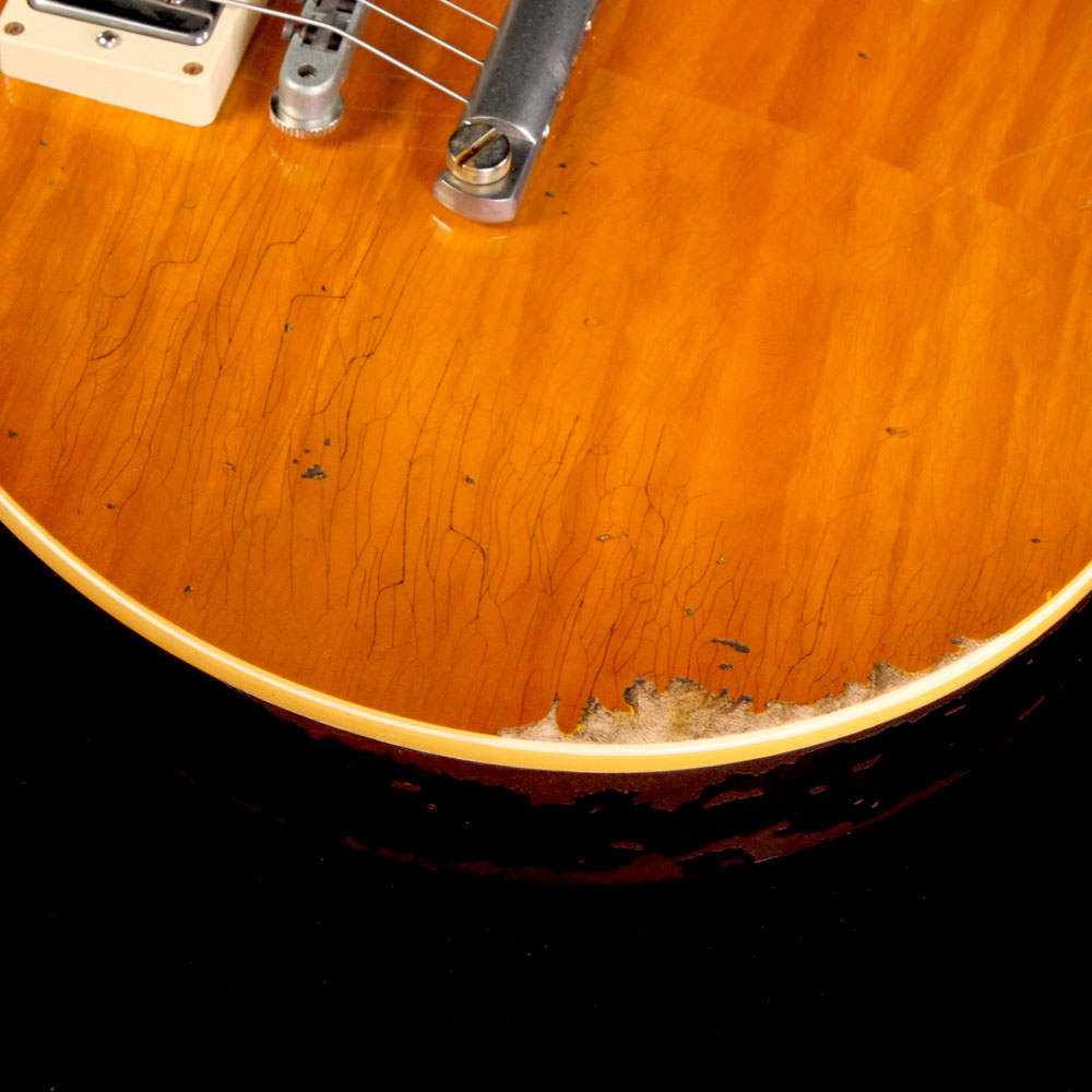 Gibson Custom Shop Roasted 1959 Les Paul Standard Brazilian Rosewood Fretboard Electric Guitar Page 63 Burst — 8