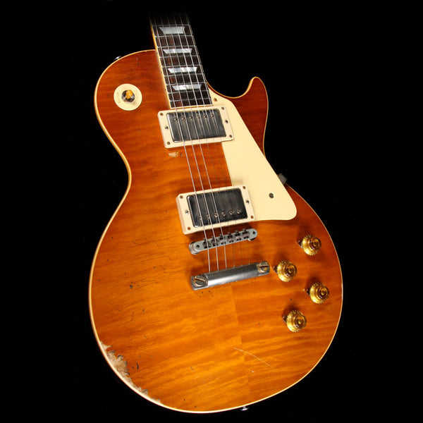 Gibson Custom Shop Roasted 1959 Les Paul Standard Brazilian Rosewood Fretboard Electric Guitar Page 63 Burst