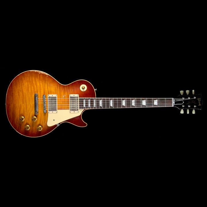 Gibson Custom Shop 1959 Les Paul Standard Brazilian Rosewood Fretboard Electric Guitar Slow Iced Tea Fade