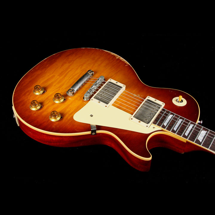 Gibson Custom Shop 1959 Les Paul Standard Brazilian Rosewood Fretboard Electric Guitar Slow Iced Tea Fade