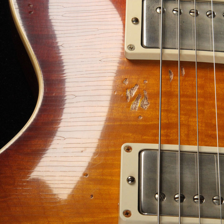 Gibson Custom Shop 1959 Les Paul Standard Brazilian Rosewood Fretboard Electric Guitar Slow Iced Tea Fade