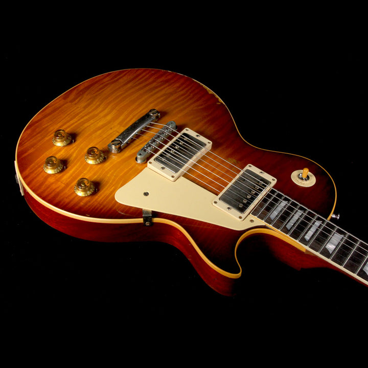 Gibson Custom Shop 1959 Les Paul Standard Brazilian Rosewood Fretboard Electric Guitar Slow Ice Tea Fade