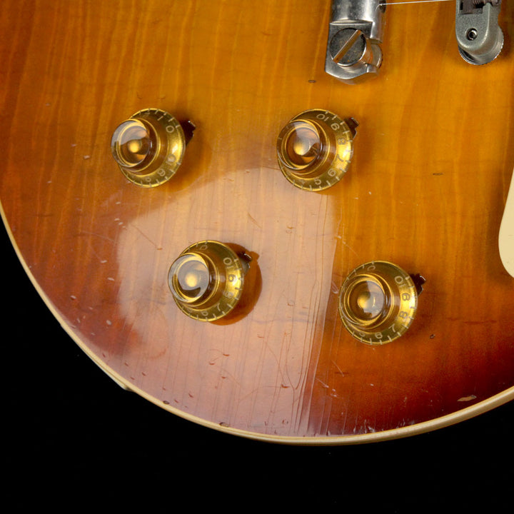 Gibson Custom Shop 1959 Les Paul Standard Brazilian Rosewood Fretboard Electric Guitar Slow Ice Tea Fade