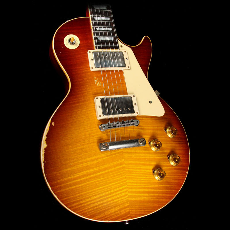 Gibson Custom Shop 1959 Les Paul Standard Brazilian Rosewood Fretboard Electric Guitar Slow Iced Tea Fade — 1