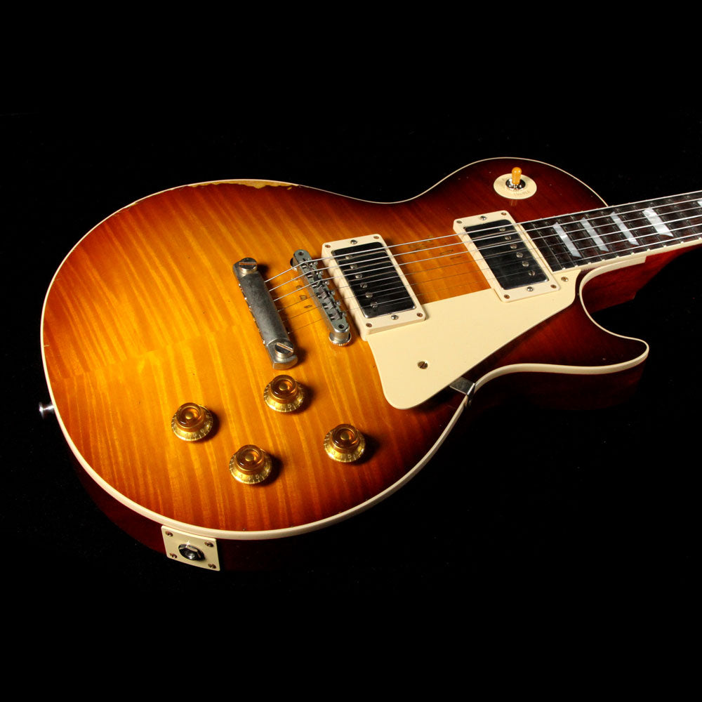 Gibson Custom Shop 1959 Les Paul Standard Brazilian Rosewood Fretboard Electric Guitar Slow Iced Tea Fade — 4