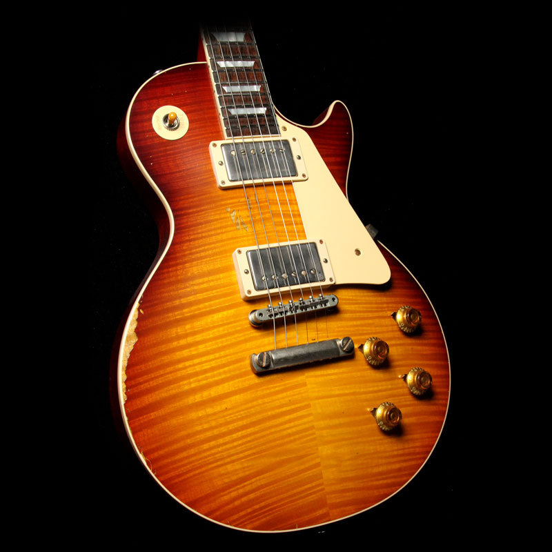 Gibson Custom Shop 1959 Les Paul Standard Brazilian Rosewood Fretboard Electric Guitar Slow Iced Tea Fade — 1