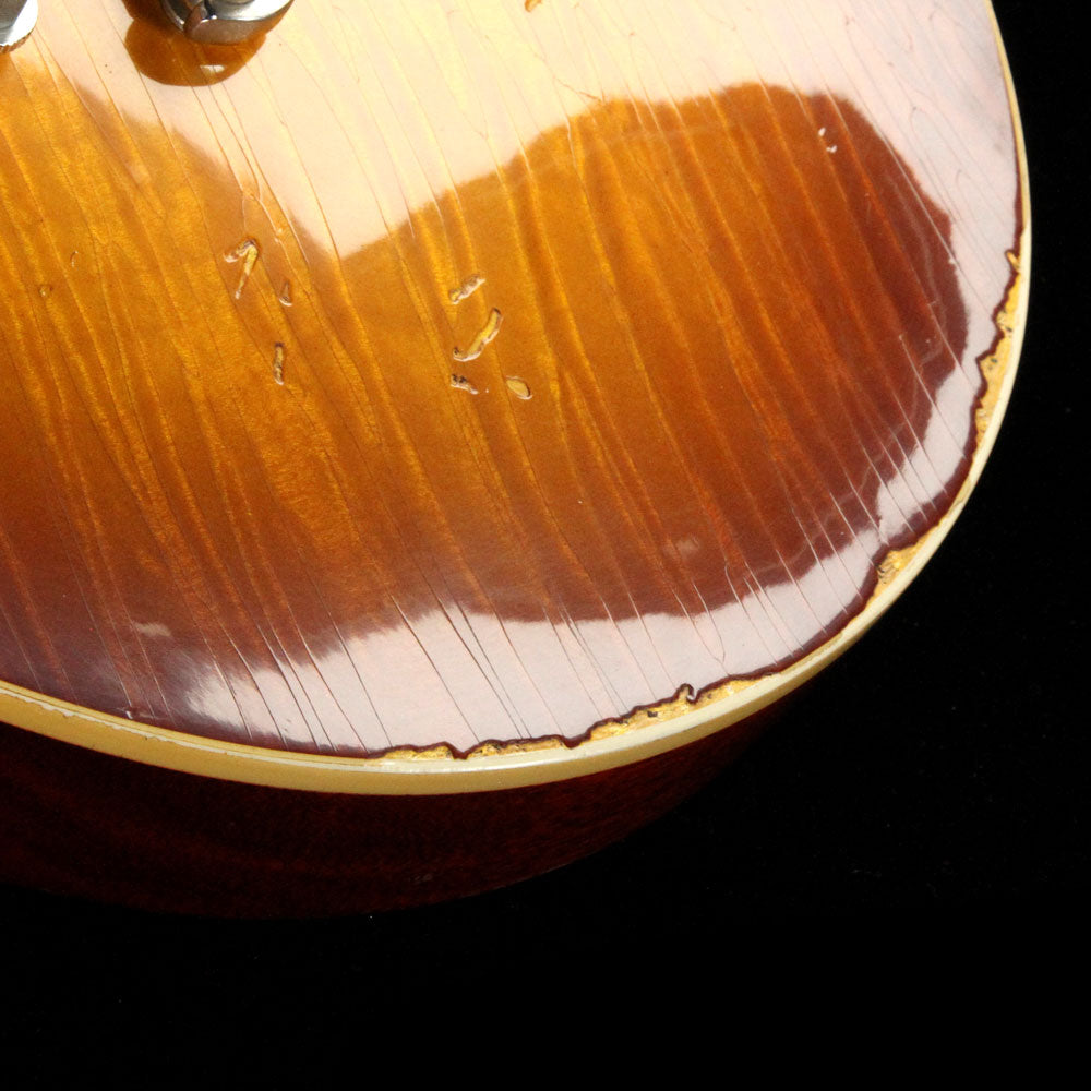 Gibson Custom Shop 1959 Les Paul Standard Brazilian Rosewood Fretboard Electric Guitar Sunrise Tea Burst — 8