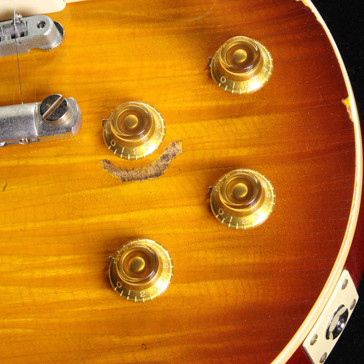 Gibson Custom Shop 1959 Les Paul Standard Brazilian Rosewood Fretboard Electric Guitar Sunrise Tea Burst