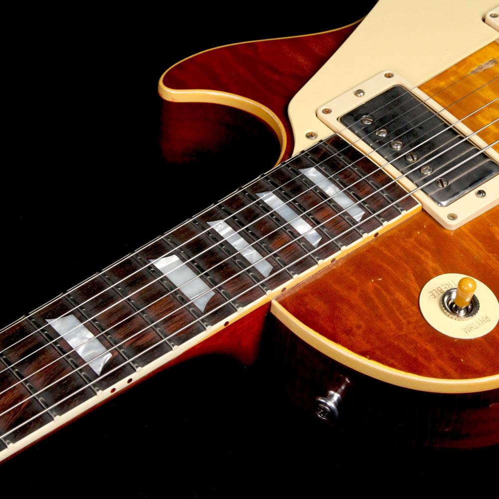 Gibson Custom Shop 1959 Les Paul Standard Brazilian Rosewood Fretboard Sunrise Tea Burst — 10