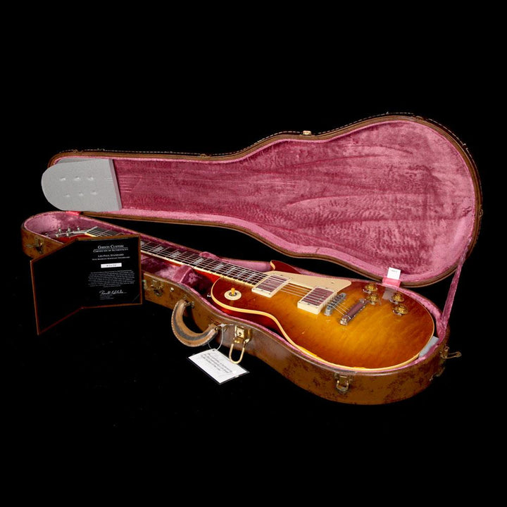 Gibson Custom Shop 1959 Les Paul Standard Brazilian Rosewood Fretboard Sunrise Tea Burst