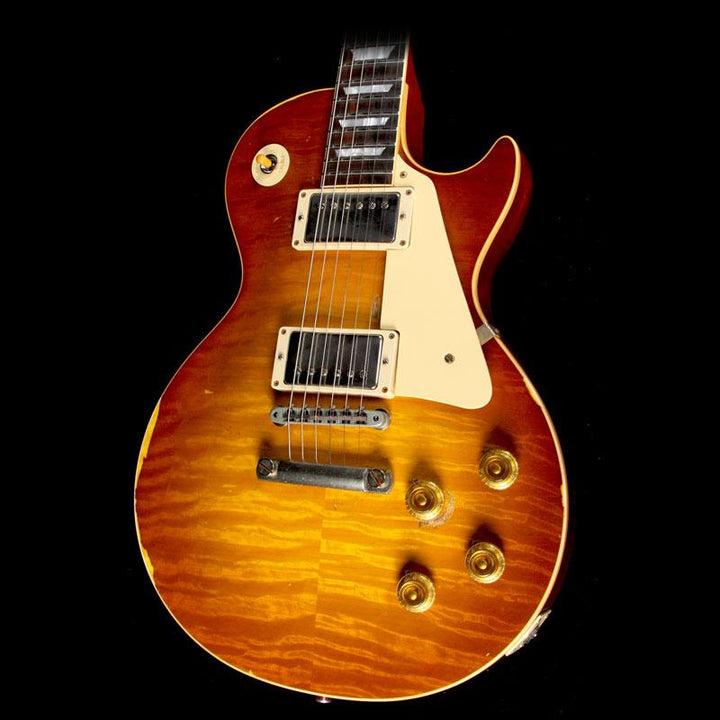 Gibson Custom Shop 1959 Les Paul Standard Brazilian Rosewood Fretboard Sunrise Tea Burst