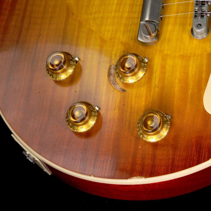 Gibson Custom Shop 1959 Les Paul Standard Brazilian Rosewood Fretboard Electric Guitar Sunrise Tea Burst