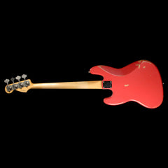 Fender Road Worn '60s Jazz Bass Fiesta Red | The Music Zoo