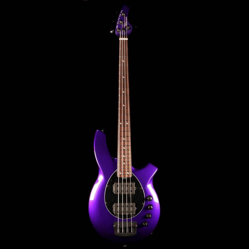 Ernie Ball Music Man Bongo 4 HH Bass Firemist Purple — 2