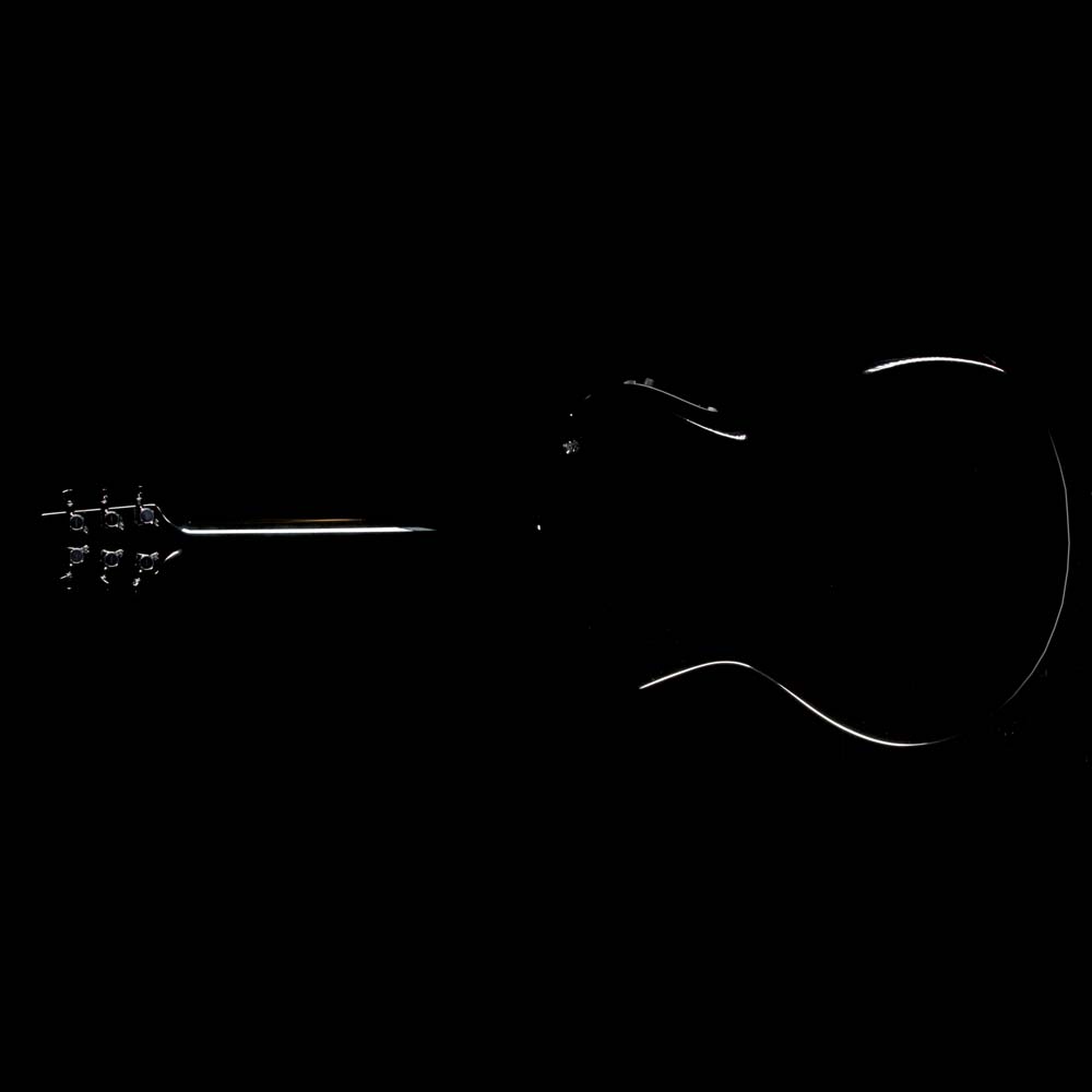 Used Composite Acoustics GX-HG-ELE-Custom-FAE Acoustic Guitar Carbon Burst — 3