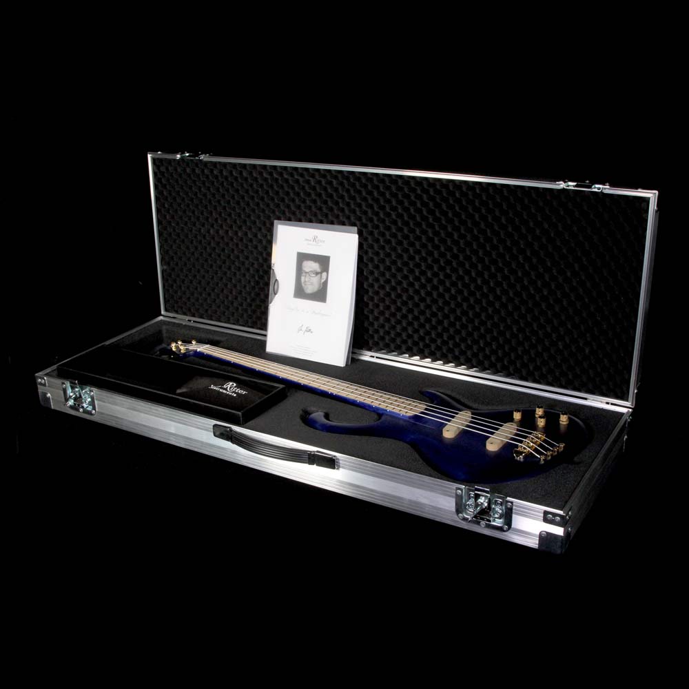 Ritter Instruments Cora 4 Electric Bass Guitar Frosted Dark Blue — 6