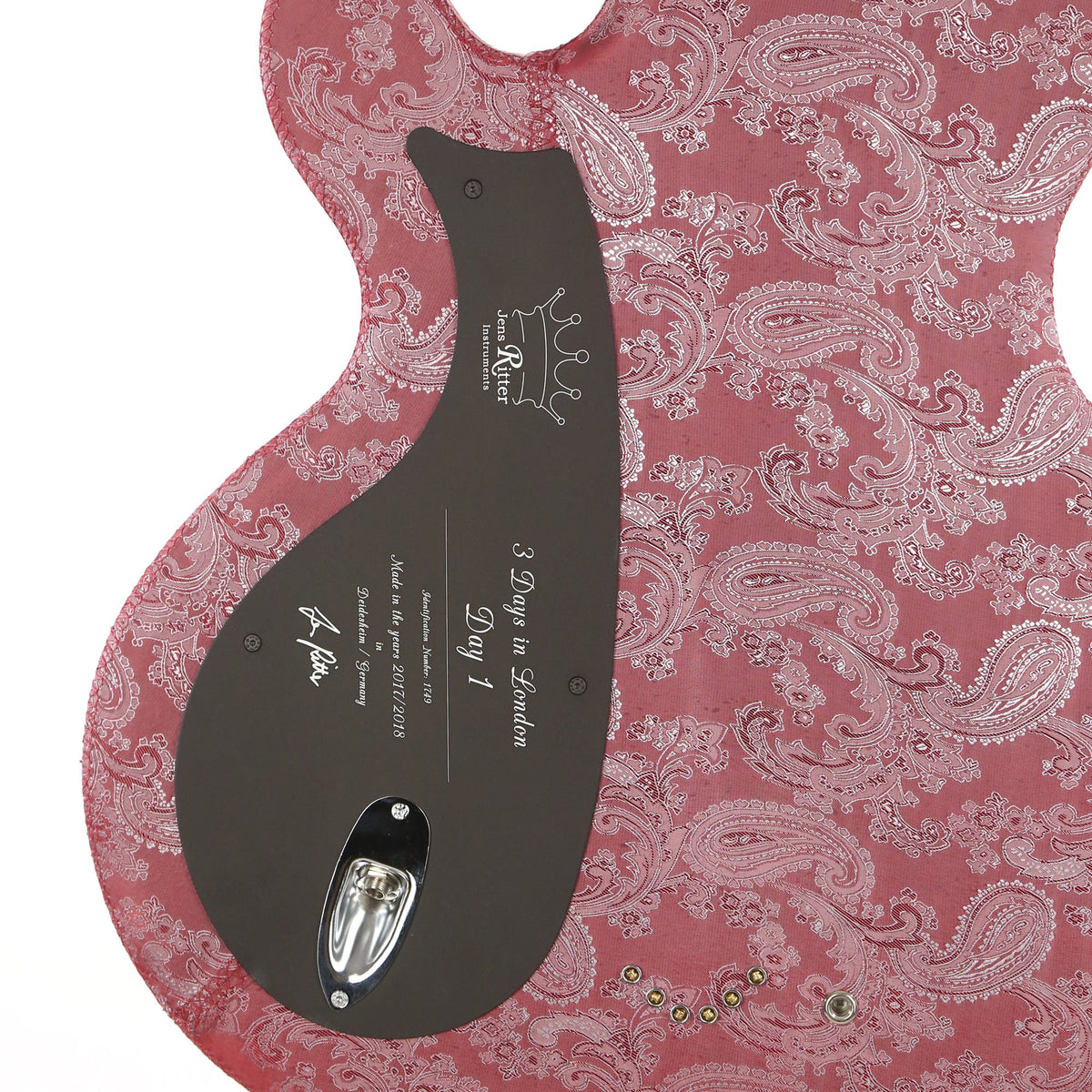 Ritter Instruments Princess Isabella Red Paisley Fabric 2018 NAMM Display — 8