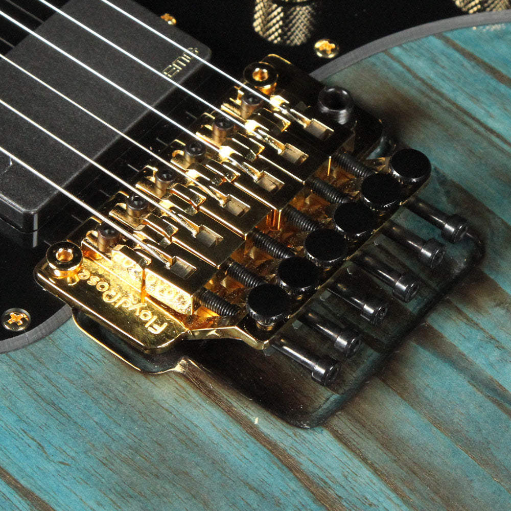 John McGuire Guitars Valley Pro Blue Burst — 5
