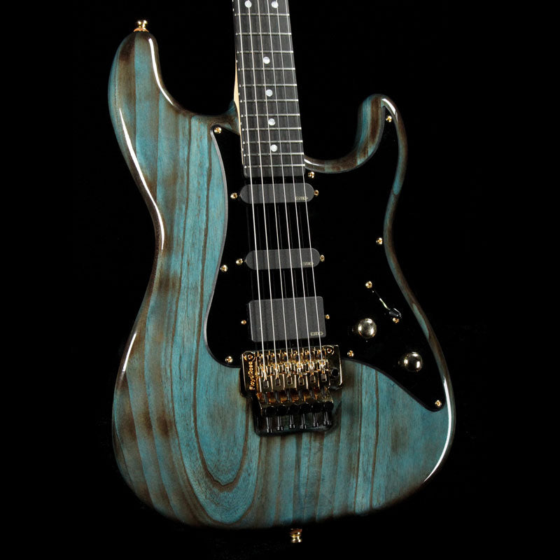 John McGuire Guitars Valley Pro Blue Burst — 1