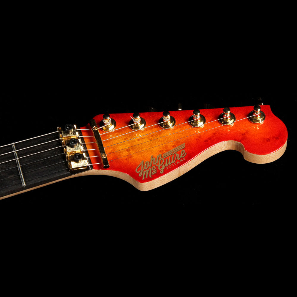 John McGuire Guitars Valley Pro Fire Burst Quilt Top — 8