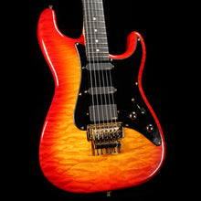 John McGuire Guitars Valley Pro Fire Burst Quilt Top