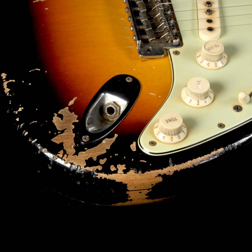 Fender Custom Shop Masterbuilt John Cruz 1960s Stratocaster Heavy Relic Electric Guitar 3-Tone Sunburst — 6