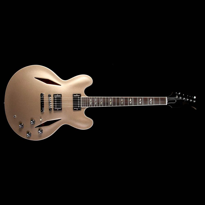 Used 2014 Gibson Memphis DG-335 Dave Grohl Signature Electric Guitar Limited Edition Metallic Gold