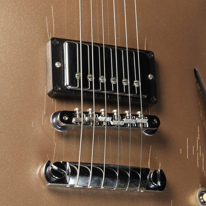 Used 2014 Gibson Memphis DG-335 Dave Grohl Signature Electric Guitar Limited Edition Metallic Gold