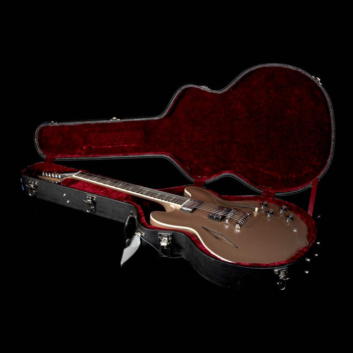Used 2014 Gibson Memphis DG-335 Dave Grohl Signature Electric Guitar Limited Edition Metallic Gold
