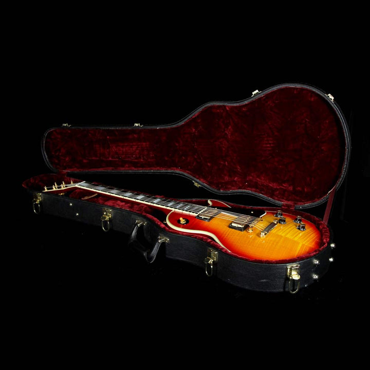 Used 2002 Gibson Custom Shop 1968 Les Paul Custom Reissue Electric Guitar Cherry Sunburst