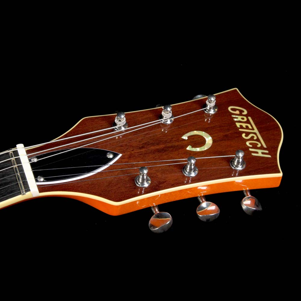 Used 2016 Gretsch G6120T-59GE Vintage Select 1959 Chet Atkins Hollow Body Electric Guitar Vintage Orange Stain — 4