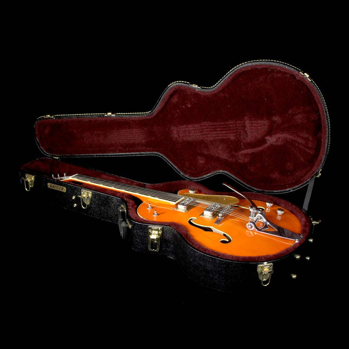 Used 2016 Gretsch G6120T-59GE Vintage Select 1959 Chet Atkins Hollow Body Electric Guitar Vintage Orange Stain