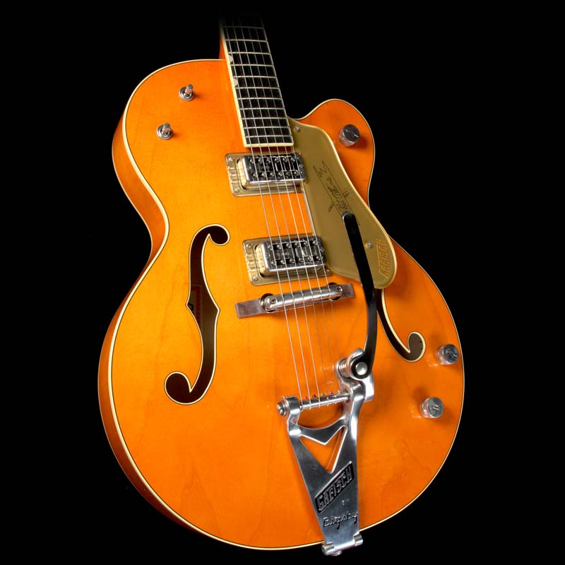 Used 2016 Gretsch G6120T-59GE Vintage Select 1959 Chet Atkins Hollow Body Electric Guitar Vintage Orange Stain — 1