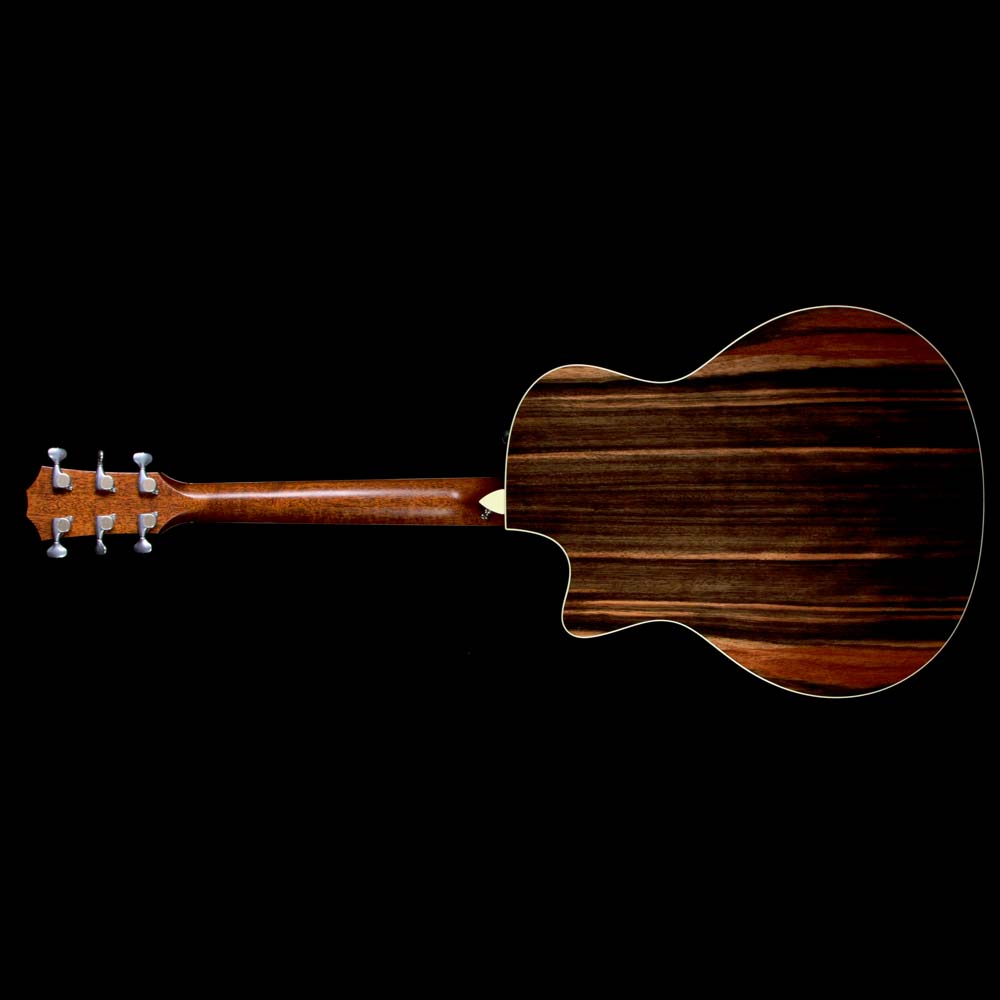 Used Taylor Custom Shop Grand Symphony Macassar Ebony and Sinker Redwood Acoustic Guitar Natural — 3
