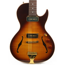B&G Guitars Little Sister Crossroads Cutaway P-90 Tobacco Burst
