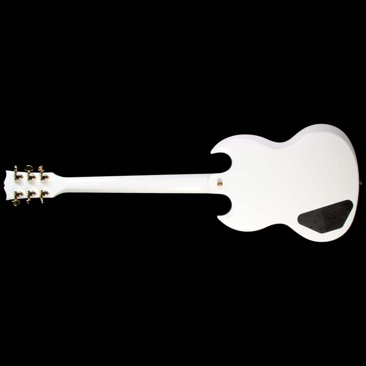 Used 2017 Gibson SG Standard Gold Series Electric Guitar Alpine White
