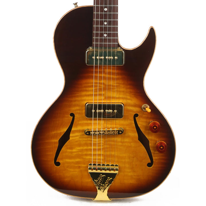 B&G Guitars Little Sister Crossroads Cutaway Tobacco Burst