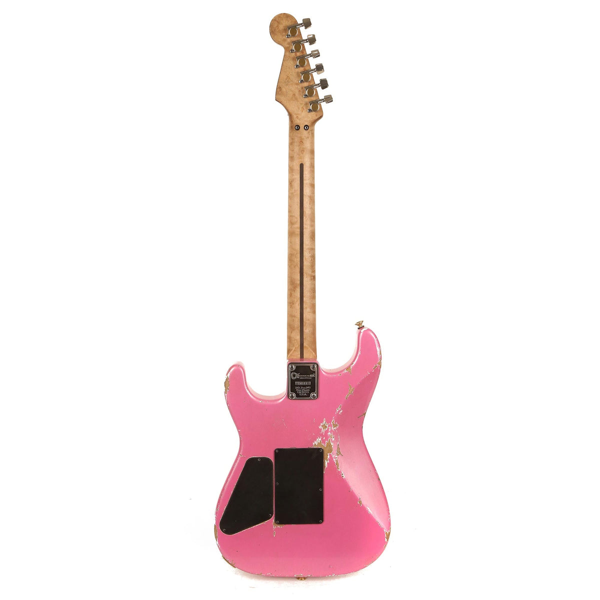 Charvel Custom Shop Nitro Aged San Dimas Platinum Pink — 3