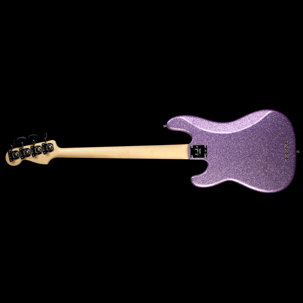 Fender Limited Edition Adam Clayton Signature Precision Bass Electric Bass Purple Sparkle — 3