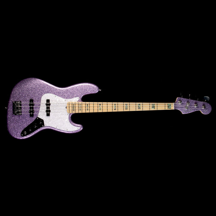 Fender Limited Edition Adam Clayton Signature Jazz Bass Electric Bass Purple Sparkle
