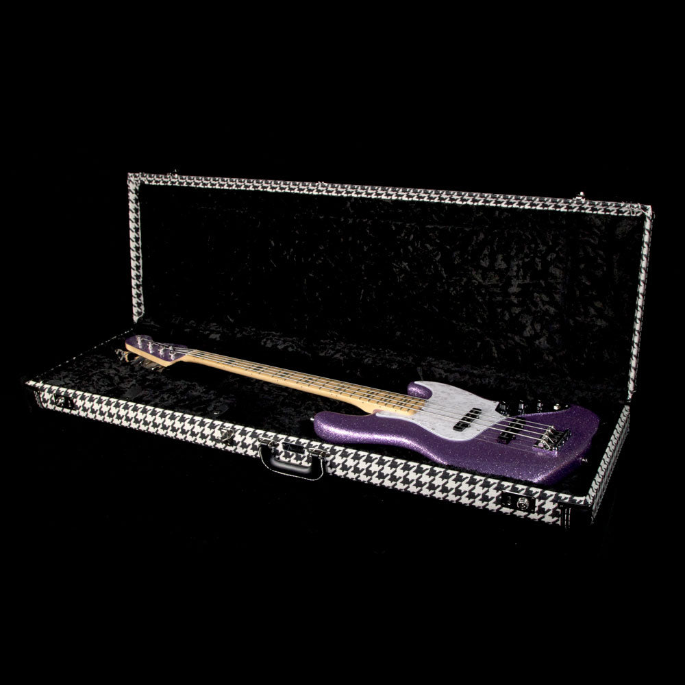 Fender Limited Edition Adam Clayton Signature Jazz Bass Electric Bass Purple Sparkle — 5
