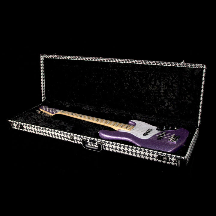 Fender Limited Edition Adam Clayton Signature Jazz Bass Electric Bass Purple Sparkle