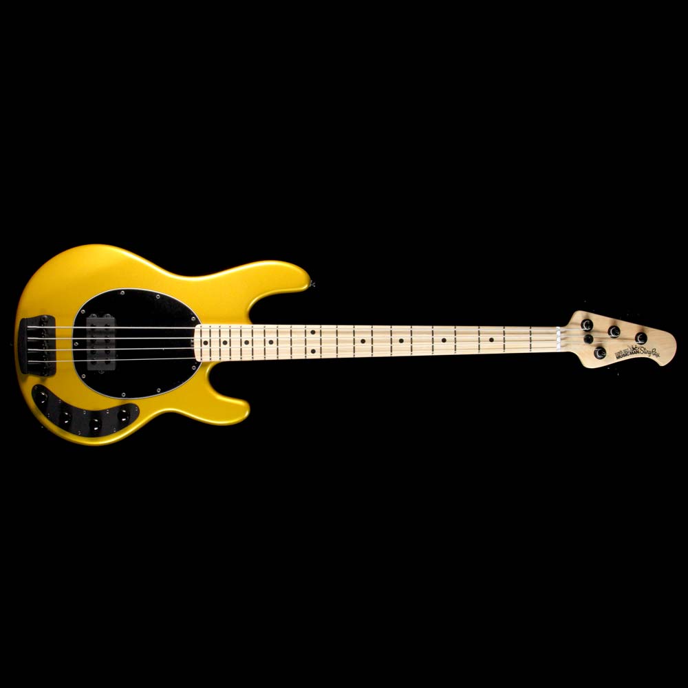 Ernie Ball Music Man Stingray 4 H Electric Bass Guitar Firemist Gold — 2